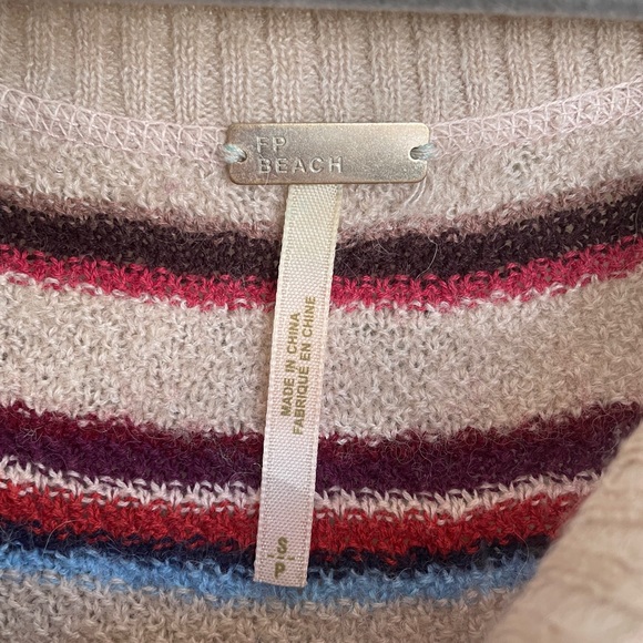 Free People Beach Road Trip Striped Sweater - Picture 4 of 4